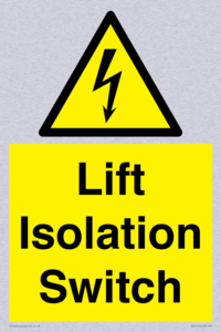 Lift Isolation Switch
